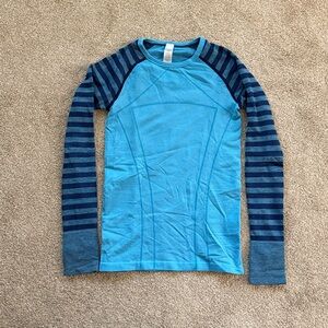 Ivivva Light Blue Mesh Top